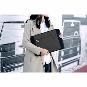 STM Goods Kin Carrying Case (Sleeve) for 33 cm (13") to 35.6 cm (14") Apple MacBook Pro - Black Slate - Shock Absorbing - 