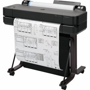 HP Designjet T630 DIN A1 Tintenstrahl-Großformatdrucker - 609,60 mm (24 Zoll) Druckbreite - Farbe - 4 Farbe(n) - 30 s Farb
