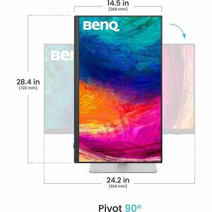 Moniteur LED BenQ Designer PD2730S 27" Class 5K - 16:9 - 68,6 cm (27") Viewable - Technologie IPS - LED Rétroéclairage - R