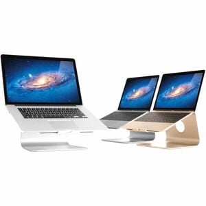 Rain Design iLevel2 Notebook Stand - Desktop - Anodized Aluminum - For Notebook - Tilt, Rubber Pad, Comfortable, Vented De