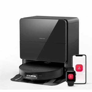 Robot Vacuum Cleaner Roborock Saros 10 senza filo - Nero - Pennello - Tappeto - Batteria - Batteria ricaricabile