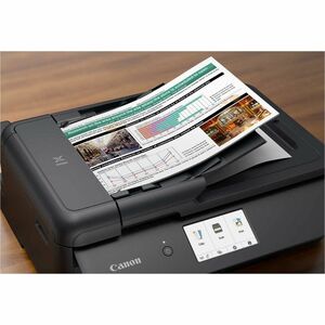 Canon PIXMA TS9560a Wired & Wireless Inkjet Multifunction Printer - Colour - Copier/Printer/Scanner - 4800 x 1200 dpi Prin