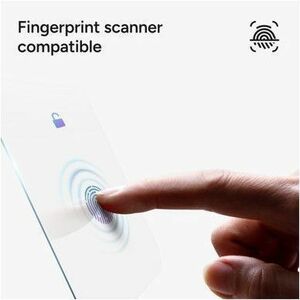 invisibleSHIELD Fusion Hybrid Polymer, Tempered Glass Anti-glare Privacy Screen Filter for Samsung Galaxy S25 Edge - Black