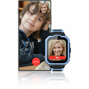 ZTE Watch K1 Pro Smartwatch - Blau Body Color - Silikon Band Material - Wireless LAN - 4G - LTE - Kamera - 4,6 cm (1,8 Zol