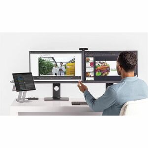 Microsoft Base de conexión para Portátil, Monitor - Capacidad de carga - 100W - Negro - De Escritorio - 2 Displays Support