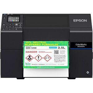Epson ColorWorks D6500Pe Industrial, Food & Beverage, Retail Thermal Transfer Printer - Colour - Label Print - With Cutter