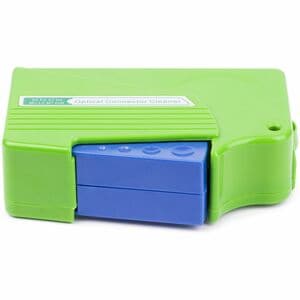 StarTech.com Glasfaserreiniger, Reinigungskassette für Glasfaser Steckverbinder, LC/SC/ST/FC Glasfaserreinigungsbox - Komp