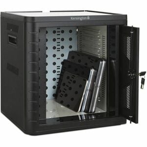 Kensington Charging Cabinet - For Storage, Enclosure - Fast Charging, Lockable, Adjustable Shelf, Locking Mechanism, Tampe