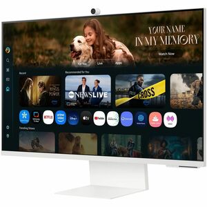 Moniteur LCD Smart Samsung S32FM801UU 32" Class 4K UHD - 16:9 - Blanc - 81,3 cm (32") Viewable - Vertical Alignment (VA) -