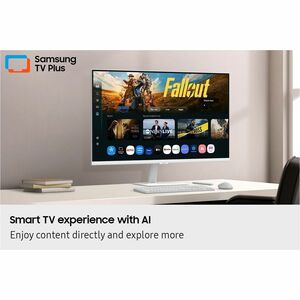 Moniteur LED intelligent Samsung S32FM703UU 32"" Classe 4K UHD - 16:9 - Blanc - 81,3 cm (32"") Viewable - LED Rétroéclaira
