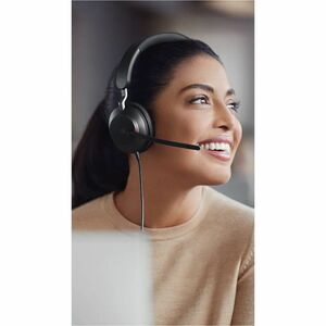 Cuffie Jabra Evolve2 40 SE Cavo Over-the-head, On-ear Stereo - Binaural - Circumaurale - 20 Hz a 20 kHz - Tecnologia MEMS 