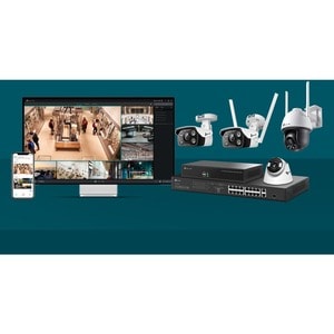 TP-Link VIGI C350 5 Megapixel Outdoor 3K Network Camera - Colour - Bullet - 30 m Infrared/Color Night Vision - H.264, H.26