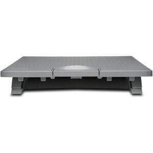 Kensington SoleMate Pro Footrest - Grey - 1 Box - 90 mm - 120 mm Adjustable Height - 18° Tilt - Fabric, Acrylonitrile Buta