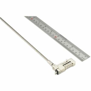 Kensington Slim NanoSaver 2.0 EQ Combination Laptop Lock - Resettable - 5.91 ft Cable - Resettable - 4-wheel - Combination