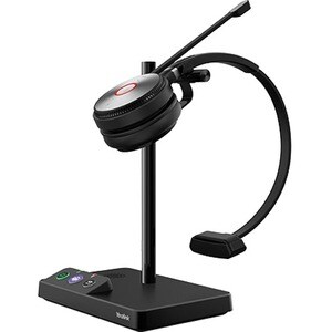 Yealink WH62 Wireless Over-the-head Mono Headset - Monaural - 16000 cm - DECT - 32 Ohm - 20 Hz to 10 kHz - Micro USB