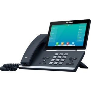 Yealink SIP-T57W IP Phone - Corded - Corded/Cordless - Bluetooth, Wi-Fi - Wall Mountable, Desktop - Classic Gray - VoIP - 