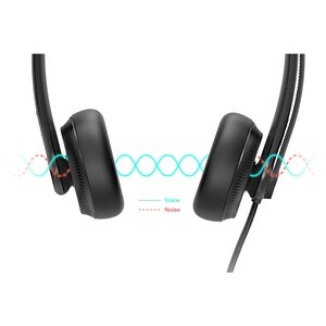 YHS34 Lite DUAL. RJ9 Headset Jack. Foamy Ear Cushions. 2 YR Warranty