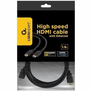 Cavo A/V Gembird - 1,80 m HDMI - Cable for Dispositivo audio/video - 18 Gbit/s - Supporta fino a3840 x 2160 - Oro Connetto
