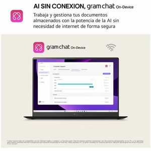 LG gram 16Z90T-V.AP88B 40.6 cm (16") Notebook - WQXGA - Intel Core Ultra 7 255H - 32 GB - 1 TB SSD - Spanish Keyboard - Ob