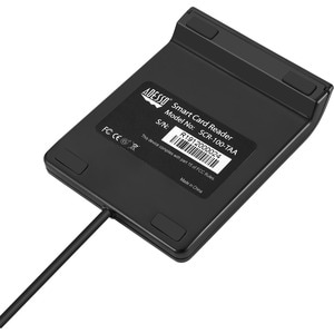 Adesso SCR-100 Contact Smart Card Reader - Banking - TAA Compliant - CableUSB 2.0