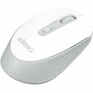 Adesso iMouse A30W Mouse - Radio Frequency - USB Type A - Optical - 4 Button(s) - White - Wireless - 9.14 m - 2.40 GHz - 1