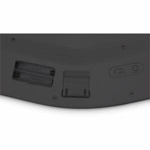 Kensington Pro Fit Ergo Keyboard - Wireless Connectivity - USB Type A Interface - English (UK) - Black - Bluetooth/RF - 4.