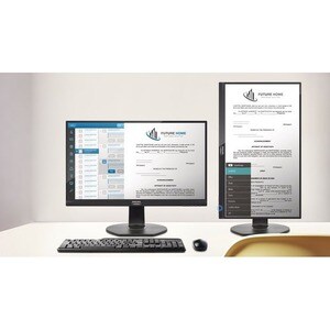 Philips 230B8QJEB 23" Class WUXGA LCD Monitor - 16:10 - Textured Black - 57.2 cm (22.5") Viewable - In-plane Switching (IP