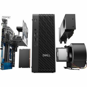 Dell Pro Max FCM2250 Desktop Computer - Intel Core Ultra 7 265 - 32 GB - 512 GB SSD - Micro PC - Standard Black - Intel Ch