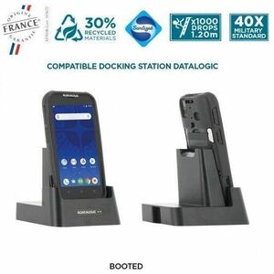 MOBILIS Protech Robust Hülle für Datalogic Handheld-Computer - Schwarz - Sturzsicher, Stoßdämfpend, Stoßfest, Anitbakteriell