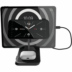 OtterBox Carregador por indução - Preto - Para iPad, iPhone, AirPod - Conectores de entrada: USB - Magnético, Carregamento