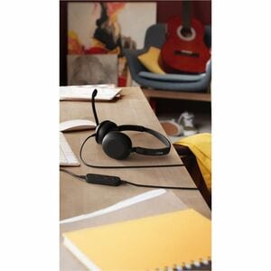 Jabra Evolve 10 Com fios Headset, Na orelha Estéreo Fone de ouvido - Preto - Binaural - Supra-aural - 20 Hz para 20 kHz - 