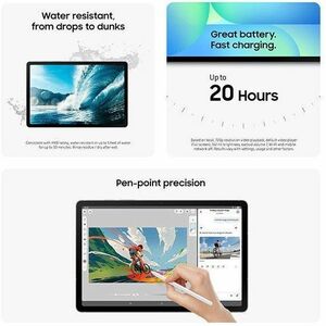 Samsung Galaxy Tab S10 FE SM-X520 Tablet - 27.7 cm (10.9") WUXGA+ - Samsung Exynos 1580 (4 nm) Octa-core - 8 GB - 128 GB S