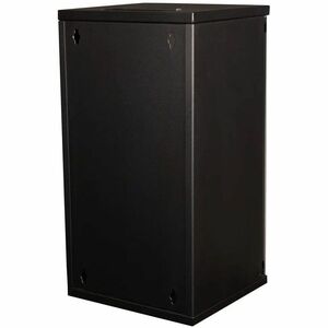 Roline 12U Wandmontierbar Rackschrank für Gestell270 mm Rack Depth - Schwarz - Glas, Stahl