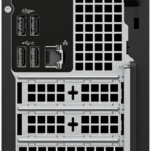 Ordinateur de bureau Dell Slim ECS1250 - Intel Core i5 14e Génération i5-14400 - 16 Go - 512 Go SSD - Slim PC - Noir - Int