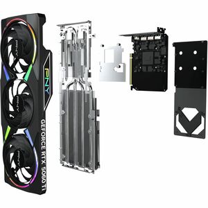 PNY NVIDIA GeForce RTX 5060 Ti Graphic Card - 16 GB GDDR7 - 2.69 GHz Boost Clock - 128 bit Bus Width - PCI Express - Displ