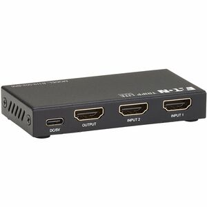 Tripp Lite series 2-Port HDMI Switch with Remote Control - 8K 60 Hz, UHD, 4:4:4, HDR10+, HDCP 2.3 - 7680 x 4320 - 8K, 4K -