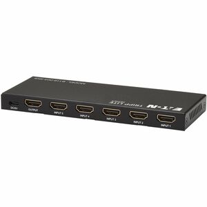 Tripp Lite series 5-Port HDMI Switch with Remote Control - 8K 60 Hz, UHD, 4:4:4, HDR10+, HDCP 2.3 - 7680 x 4320 - 8K, 4K -