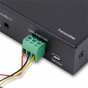 StarTech.com KVM Extender Transmitter - Wired - 4K - 3840 x 2160 Maximum Video Resolution - 1 x Network (RJ-45) - 2 x USB 