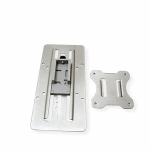 Roline Mounting Adapter for TV, LCD Display - Silver - Vertical - Height Adjustable - 1 Display(s) Supported - 68.6 cm (27