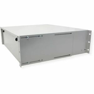 Roline Keyboard Drawer - 3U - 130 mm Height x 485 mm Width x 400 mm Depth - Grey, Light Grey - Steel