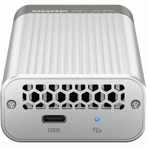 QNAP QNA-UC10G1SF 10Gigabit Ethernet Adapter for Computer - 10GBase-X - SFP+ - Portable - USB Type C - 10 Gbit/s Data Tran