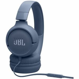 JBL Tune 520C Wired On-ear, Over-the-head, Over-the-ear Stereo Headset - Blue - Binaural - Ear-cup - 32 Ohm - 10 Hz to 40 