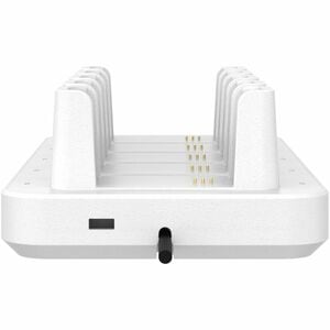 Urban Armor Gea Rugged Multi-Bay Battery Charger - White, Grey - For iPhone - 5 - Proprietary Battery Size - LED Indicator