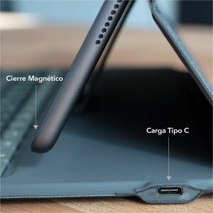 ZAGG Messenger Folio 2 Tastatur/Cover (Folie) für 27,7 cm (10,9 Zoll) Apple iPad (10. Generation) Tablet - Anthrazit