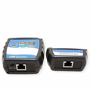 Value Cable Tester - Cable Testing, RJ45 Testing - Network (RJ-45) - 1 Number of Batteries Supported - 9V - Battery Includ