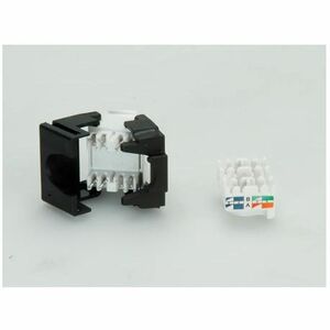 Value Network Connector - 1 x RJ-45 Keystone - Female - White