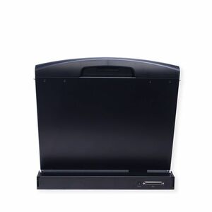 Value LCD Rack Console KVM Switch - Black - 48.3 cm (19") LCD - 1366 x 768 - 1 x USB - 1 x VGA - Keyboard - TouchPad - 12 