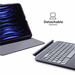 ZAGG Pro Keys 2 Tastatur/Cover für 27,9 cm (11 Zoll) Apple iPad Air 11 (2024) Tablet - Schwarz - Sturzsicher, Kratzfest, S