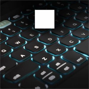 ZAGG Pro Keys Tastatur/Cover für 27,9 cm (11 Zoll) Apple iPad Pro 11 (2024) Tablet - Schwarz - Polycarbonat Körper - Sturz