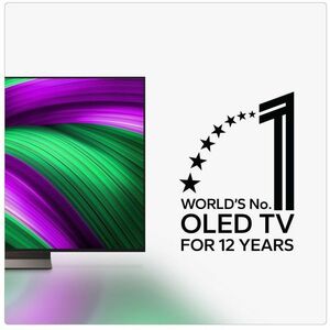LG evo C5 OLED55C56LB 139.7 cm Smart OLED TV - 4K UHDTV - Apple HomeKit Supported - webOS 25 - Dolby Digital, AI Sound, Do